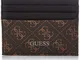 Guess VEZZOLA Card Case, Accessori da Viaggio-Busta per la Custodia per Carte di Credito U...