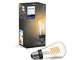 Philips Hue Lampadina LED ST64 a filamento bianco singola [E27 Edison Screw] con Bluetooth...