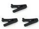 Bodyart - 3 clip per cuffie, compatibili con Bose SoundSport, colore: Nero