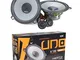 1 kit compatibile con HERTZ UNO K130 K 130 sistema a 2 vie da 5" 130 mm 13 cm 55 watt rms...