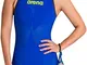 Arena - Costume da bagno 1P Pwsk Carbon Air 2 da donna, Blu elettrico, 34