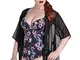 Spin Doctor Asuna Kimono 6534 - Camicia a maniche corte Nero M