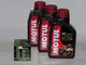 3 LT LITRI OLIO moto MOTUL 7100 10W40 + FILTRO OLIO 100% Sintetico NEW Ester 4 T (indicare...