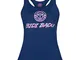 BIDI BADU, Heba Basic Logo Tank Donna, Blu Scuro, S