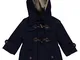 cappotto bimbo 9 mesi montgomery blu con pelliccia Mayoral