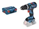 Bosch Professional 06019G2103 GSB 18V-60 C Trapano Senza Chiave, 18 V, Nero/Blu/Rosso