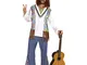 WIDMANN - Hippie Woodstock Costume da Figlio dei Fiori, in Taglia XL