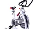 MXCYSJX Cyclette Indoor, volano Diretto da 8 kg a Cinghia Diretta, Resistenza Magnetica, m...