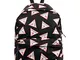 GUESS, Zaino nero con logo rosso e bianco borsa unisex ragazzi ragazze bimbo bambino ragaz...