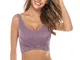 Abollria Reggiseno Sportivo Bralette Donna Senza Ferretto Reggiseni a Coppa Morbida Bra in...