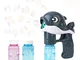 WELLXUNK Pistola a Bolle di Sapone, Macchina per Fare Bolle Automatica, Viene Fornito con...