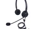 Xintronics Cuffie Telefono Fisso Dual RJ9 con Microfono a Cancellazione del Rumore, Aurico...