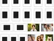 Kurtzy Calamita Portafoto Magnetico Frigo Trasparente (Set da 20) - Cornici 7 x 4,5 cm - c...