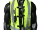 LLCPRO Gilet Airbag con Striscia Riflettente per Motocross, Gilet Airbag Riflettente Legge...