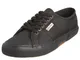 Superga 2750 Nylonchecku, Sneaker Donna, Nero (Full black-a09), 48 EU
