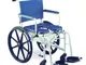 Sedia da Doccia per Anziani - Invacare LIMA H273 ad Autospinta - Sedia a Rotelle Pieghevol...