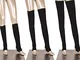 DANCEYOU 76cm Donna Danza Scaldamuscoli Leggings per Inverno Danza Ballet Maglia Gamba Cal...