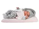 Llorens 18006 Llorens 18006 - Bambola Reborn 42 cm, colore: Grigio/Beige