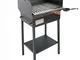 CRUCCOLINI Family Barbecue a Carbone, Nero, 50x40x92 cm