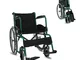 Mobiclinic, Carrozzina per disabili, Alcazaba, Pieghevole, Sedile 46 cm, Manuale, Resisten...