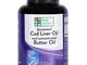 Green Pasture Blue Ice Royal Butter Oil/Fermented Cod Liver Oil Blend (120 Veg Capsules)