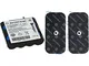 Compex 941210 Batteria Standard Ni-Mh, 4H-Aa 1500 A 4 Cellule, Blu & Performance Elettrodo...
