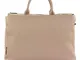 Mandarina Duck - Borsa da donna Mellow Leather Tracolla, colore: grigio, 31 x 14 x 39 cm