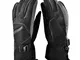 Charlemain Guanti Sci Uomo Impermeabile Termico Guanti Moto Invernali Ciclismo Snowboard C...