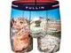 Pullin – Boxer da Uomo Fashion 2 in Cotone Stampato BTZCAT Multicolore S