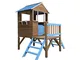 Outdoor Toys Casetta per Bambini in Legno Blue Melody 3,23 m² de 198x170x197 cm con Portic...