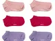 LANCETTI 6 Paia di Calzini Fantasmino bambino o bambina fresco Filo di Scozia (Bimba) (10-...