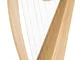 Classic Cantabile Arpa celtica 29 corde - Arpa irlandese in legno di frassino strumento mu...
