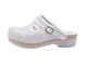 Scholl Clog Supercomfort, Zoccoli Sanitari Medicali, Unisex - Adulto, Bianco, 38 EU