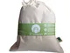 Lana di grasso organica (kbT) in sacchetto di cotone del commercio equo e solidale, natura...