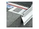 Profilo in alluminio verniciato per balconi 12,5mmx270cm Proterrace Drain FDP Progress Pro...