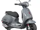 Tecnobike Shop Moto Elettrica Piaggio per Bambini Vespa GT GTS Sport 12V con Rotelle Luci...