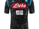 SSC Napoli Maglia Replica Away 2018/2019 Uomo, Nero, XXL