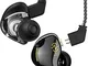 Yinyoo - Cuffie con monitor in ear CCZ, con funzione CCZ, con sistema audio HiFi Bass 1DD,...