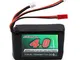 Batteria Lipo Ricaricabile Batteria trasmettitore 7.4V 8C 4000mAh RC Trasmettitore Spektru...