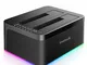 Inateck Stazione di aggancio (Docking Station) per disco rigido RGB SATA a USB 3.0 con clo...