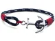 Tom Hope Braccialetto intrecciato Donna placcato_argento - Atlantic Red TM0043