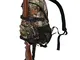 TOURBON Zaino da Caccia Piccolo Rusack con Supporto per Fucile (Camo)