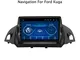 QQHHJY Schermo A Sfioramento Completo 2.5D per Ford Kuga Escape C-Max 2013-2017 Car GPS Ra...