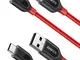 Anker [Pack da 2 Cavi] Powerline+ Cavo USB-C a USB A 2.0 (90 cm)-Garanzia A Vita–Cavo Prem...