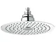 Galindo 66330li – Soffione doccia rotondo con LED, ottone)