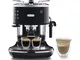 De'Longhi Icona Eco 311.BK Macchina da Caffè Espresso Manuale e Cappuccino, Caffè in Polve...