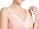 LiQinKeJi8 Cotone, Senza Anello d'Acciaio, Reggiseno per Allattamento, Sonno,Incinta, Cros...