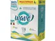 Wave Washing Classic - Il Detersivo in Fogli - 100% PLASTIC FREE - Multipack L - 128 Lavag...