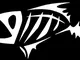 Fish Skeleton g. Loomis vinile sticker|cars Trucks furgoni pareti laptops|white|5.5 in|kcd...
