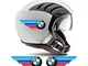 Adesivi tricolore per casco compatibili BMW Motorsport